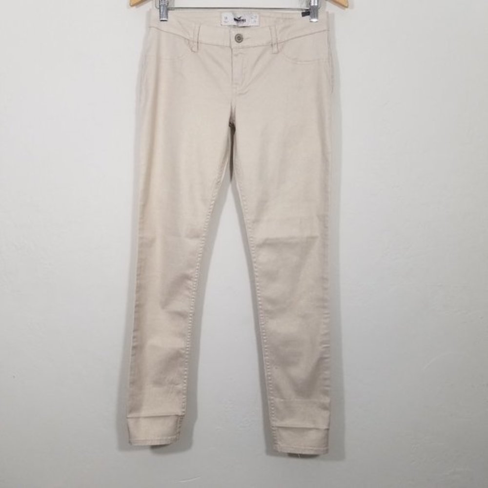 NWT Hollister Gold/Cream Jegging Stretch Jeans Size 5
